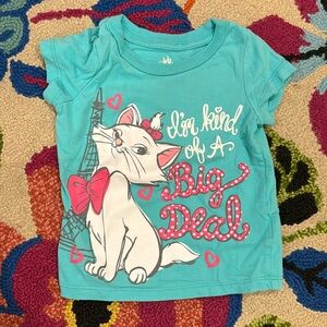 Disney baby Marie “I’m kind of a big deal” shirt, size 12-18 months